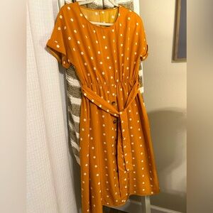 SHEIN polka dot dress. Size medium.